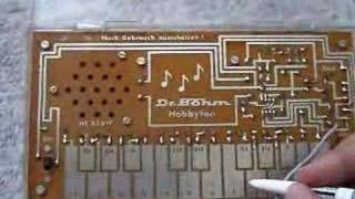 Dr Böhm Hobbyton  self build stylophone 1980 [upl. by Chloras]