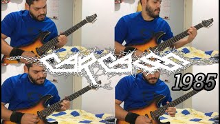 CARCASS  1985  FULL GUITAR COVER [upl. by Seen]