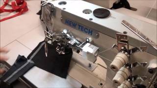 New Tech BG500 Coverstitch Tutorial [upl. by Llydnek911]