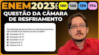 ENEM 2023  Aritmética  Uma câmara de resfriamento de um laboratório tem um dispositivo que ao [upl. by Jeffrey]