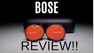 Audífonos Truly WirelessBOSE Soundsport Free Review 2019 [upl. by Cirdet310]