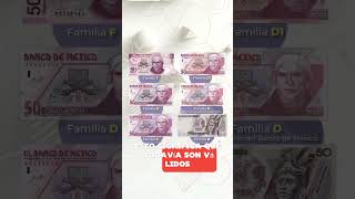 Billetes de 50 pesos mexicanos en Proceso de retiro qué aun valen [upl. by Weiman]