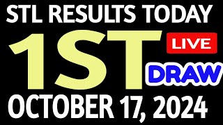 Stl results today 1st DRAW October 17 2024 stl batangas quezon [upl. by Waugh]