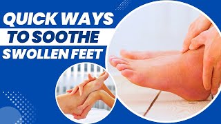 Easy Ways to Reduce Swollen Feet At Home [upl. by Veejar494]