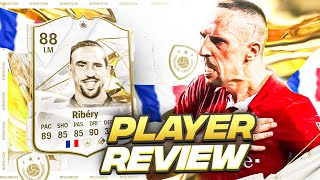 88 ICON RIBERY PLAYER REVIEW  FRANCK RIBERY  EAFC 24 ULTIMATE TEAM [upl. by Dougherty951]