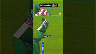 Jofra archer on fire 🔥 shortvideo cricket trending youtubeshorts shorts 100kviews viralvideo [upl. by Niamrej910]