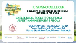 CER  La Scelta del Soggetto Giuridico Forme Adottabili e non [upl. by Normi]