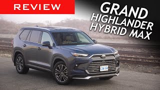 2024 Toyota Grand Highlander Hybrid MAX Review  A proper 3row SUV with a usable 3rd row [upl. by Boswell]