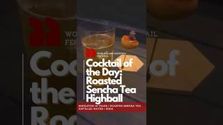 Cocktail of the Day Roasted Sencha Tea Highball [upl. by Shimberg633]