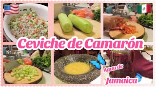 vlog 16 Ceviche de Camarón 🍤 super fácil de preparar 😋Doraly Vlogs 🇺🇸 [upl. by Irmgard62]