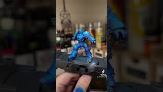 Painting Guilliman warhammer40k warhammer spacemarine spacemarine2 astartes minipainting [upl. by Aehta853]