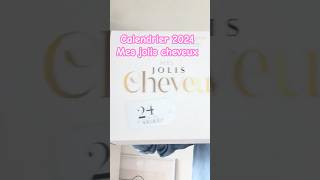 Calendrier 2024 mes jolis cheveux calendrierdelavent shortvideo calendrier2024 cheveux [upl. by Eirol280]