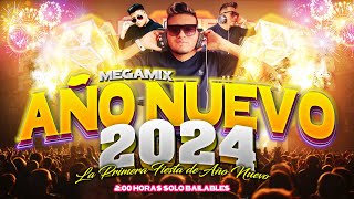 MIX AÑO NUEVO 2024  🔥🎉 Merengue Salsa Reggaeton Cumbia Chicha Mix 2 Horas solo Bailables [upl. by Kauffman]