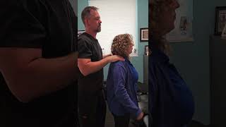 Chiropractic Adjustment  Standing Thoracic Lift [upl. by Odnuges]