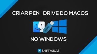 Como criar um pendrive bootável do Mac no Windows [upl. by Feingold]