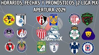 Horarios Fechas Y Pronósticos Jornada 2 Liga MX Clausura 2024 [upl. by Zurn]