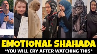 You Will Cry After Watching This SHAHADA COMPILATION  Part 1 [upl. by Lossa]