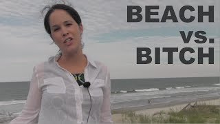 How to Say BEACH vs BITCH and SHEET vs SHIT  American English [upl. by Ariay]