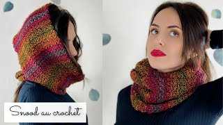 Comment faire un snood au crochet 🧶 Tuto crochet SUPER RAPIDE 🧶 Idéal pour débutant  DIAGRAMME [upl. by Farrah869]