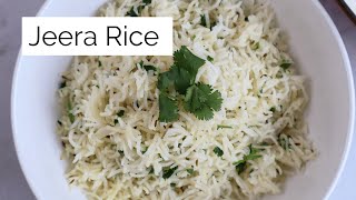 Quick amp Easy Jeera Rice Recipe for Beginners  Cumin Rice Recipe with Basmati [upl. by Alburga715]