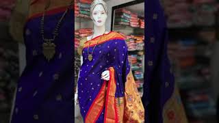 paithani saree famous Designs of Paithani Sareeskasturipaithani glamour fashion traditional [upl. by Nnylyoj849]