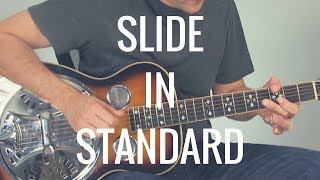 Slide Guitar in Standard Tuning  Tuesday Blues 174 [upl. by Avir]