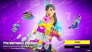 FREE BIRTHDAY GIFT NOW in Fortnite [upl. by Anavoig]