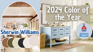 Color of The Year 2024 Sherwin Williams  Trending Upward [upl. by Milzie]