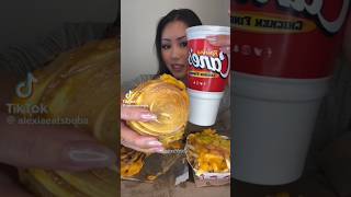 InNOut with Canes sauce asmr mukbang shorts [upl. by Craig]