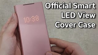 Galaxy Note 20 Ultra Official Smart LED View Cover Case First Look amp Hands On [upl. by Alaine329]