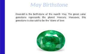 Birthstone ChartList of Birthstone for each Month [upl. by Aihcela46]