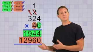 Math Antics  MultiDigit Multiplication Pt 2 [upl. by Kendre]