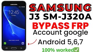 Samsung Galaxy J3 2016 J320A Frp Bypass Google Account Remove With PC New Method 2023 [upl. by Allerim]