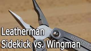 Leatherman Sidekick vs Wingman Review [upl. by Susanetta]