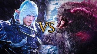 Estinien VS Godzilla [upl. by Ahsym]