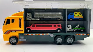 『トミカ』13 Type Tomica Cars  vol3 Tomica opening and put in big Okatazuke convoy [upl. by Aicemat]