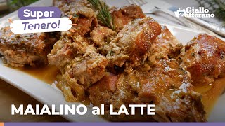 MAIALINO al LATTE facile succulento e delizioso 🐷🥛😋 [upl. by Aizat]