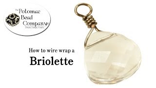 How to Wire Wrap a Briolette [upl. by Chara]