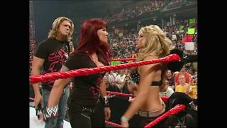 720pHD WWE Raw 080706 Mickie James Lita amp Trish Stratus [upl. by Ynad]