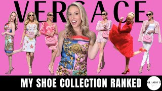 My Versace Heels Collection Rated  Hits Misses amp Versace Crystal Slingback Pumps Review [upl. by Staci]