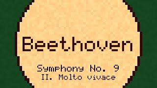 Symphony No 9 II Molto vivace  Beethoven  ChipTune [upl. by Ahsiuqal]