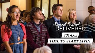 Signed Sealed Delivered S01E02  Time To Start Livin  2014 Hallmark Mystery Movie Full Length [upl. by Esaele201]