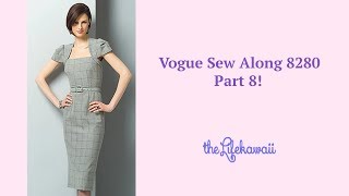 Vogue 8280 Part 8  Vogue Pattern Tutorial 8280 Part 8  the Life kawaii [upl. by Tteltrab]