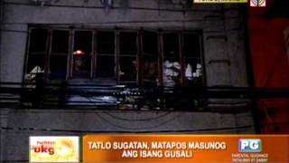 3 hurt in Tondo fire [upl. by Cartwell460]