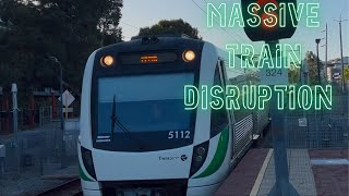 Massive Train Disruption 3 lines running only [upl. by Aerdnael]