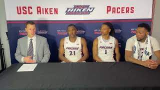 USCA Mens Basketball Postgame vs Emmanuel  112024 [upl. by Fitz]