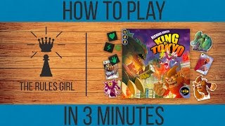 How to Play King of Tokyo in 3 Minutes  The Rules Girl [upl. by Longo]