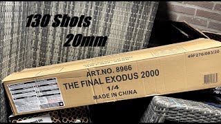 The Final Exodus 2000 130 Shots Rubro Vuurwerk Oud en Nieuw 20222023 [upl. by Kain]