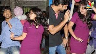 Anjali in Midnight Party with Producers  Sizzling Snaps  Hot Cinema News [upl. by Togram]