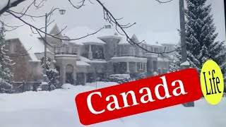 SURVIVING the SNOW STORM in CANADA  25 TEMP  HARD LIFE  VL Ali km Activities Canada • [upl. by Nims]